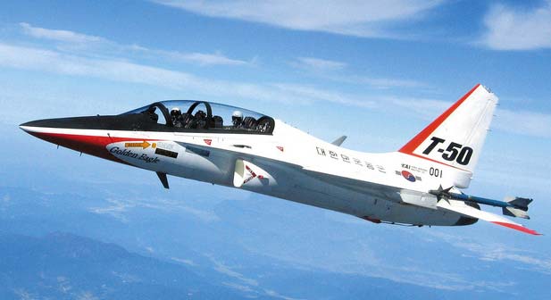 Учебно-боевой самолёт KAI T-50 Golden Eagle (Южная Корея)